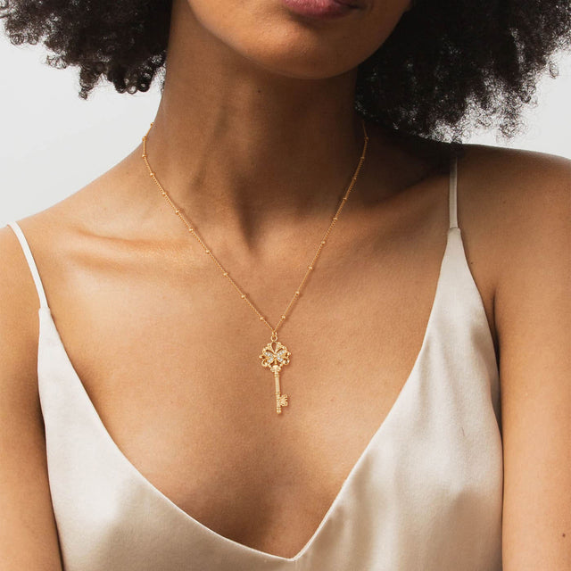 HOLYMAGIC Pendant Necklace Gold Choker Layered  Devil's Eye    Heart Shaped 14K Gold Plated  Cross Jewelry for Women /Men  Jewelry Gift