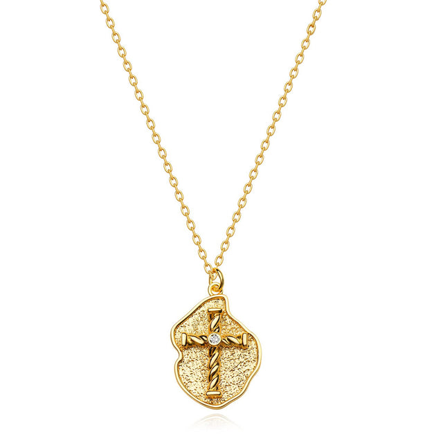 CZ Cross Necklace