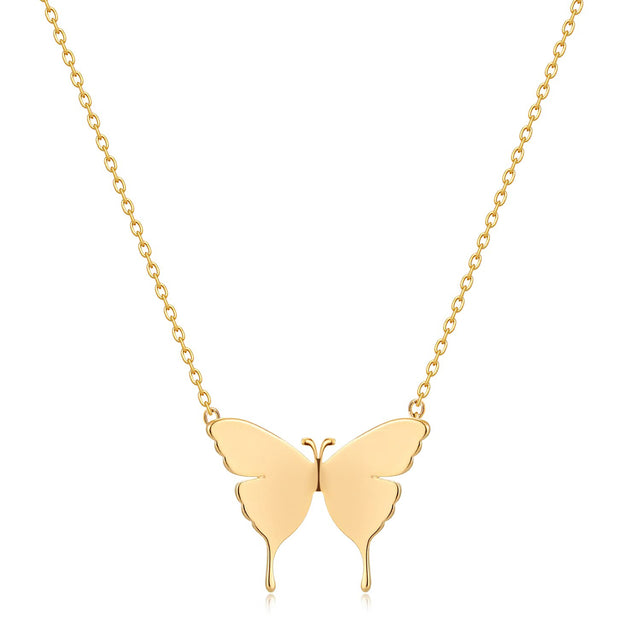 Butterfly Gold Necklace