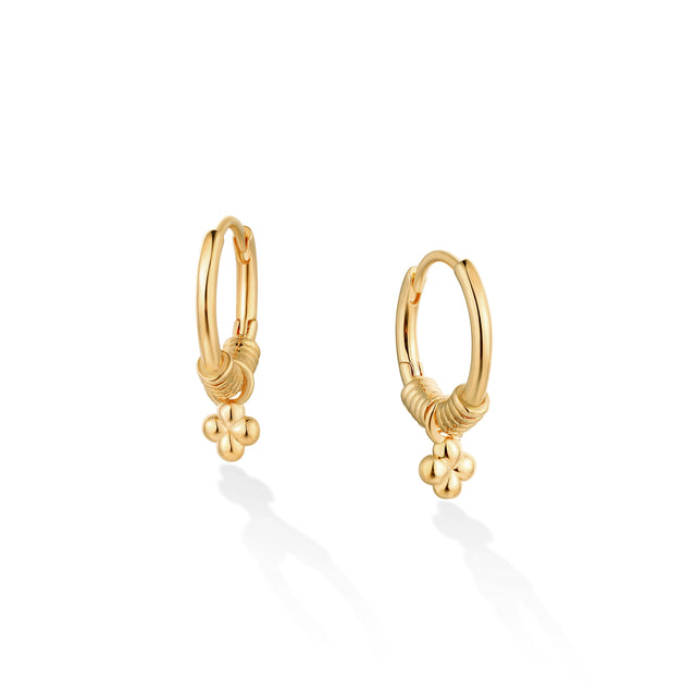 Gold Rattle Earrings