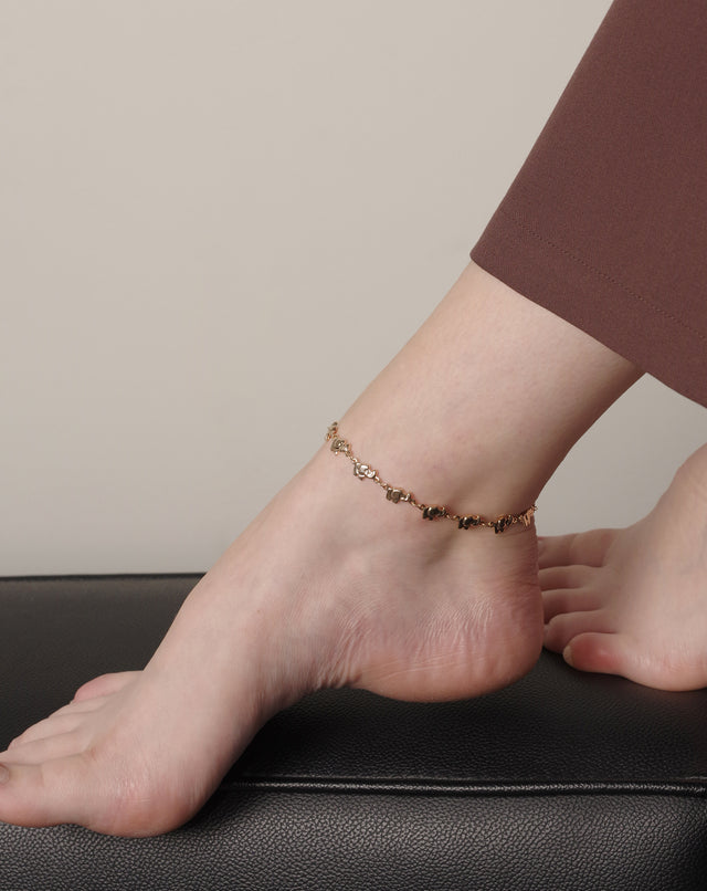 Golden Elephant Anklet