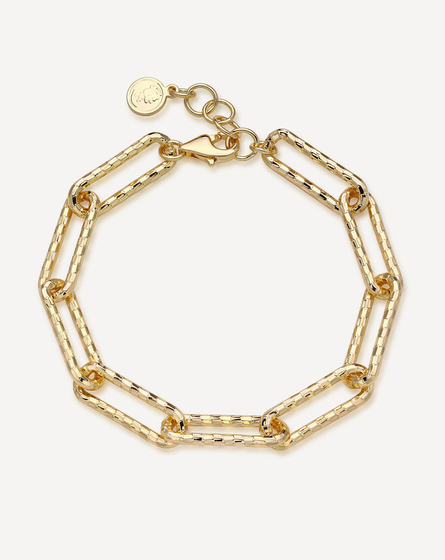 Gold Winding Long Round Bracelet