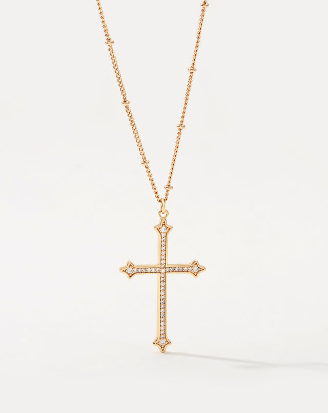 Pave CZ Cross