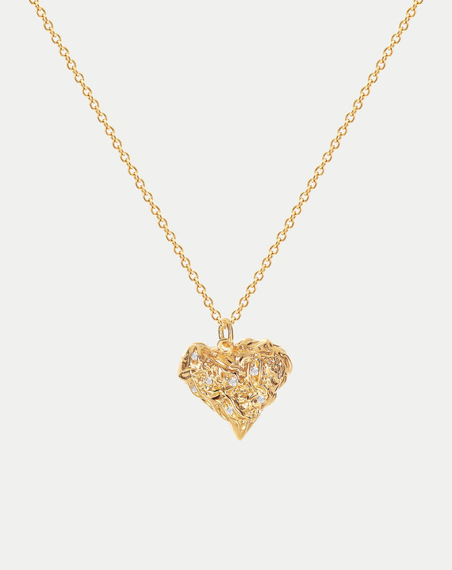 Texture Heart Pendant