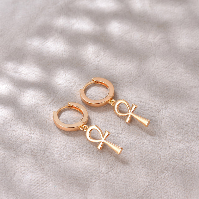 Balloon Cross Earrings