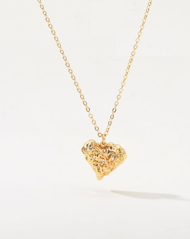 Texture Heart Pendant