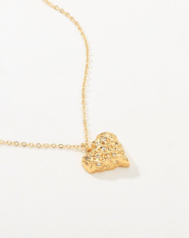 Texture Heart Pendant