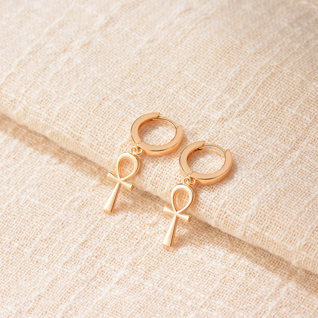 Balloon Cross Earrings