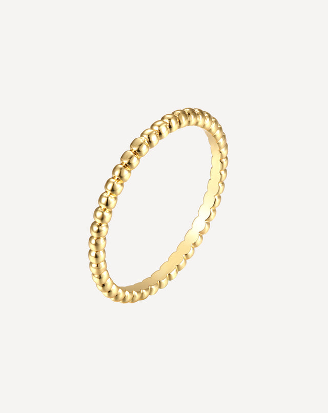 Golden Bead Ring