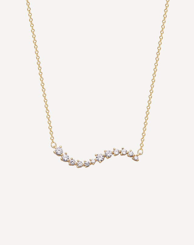 Gold S Polka Dot Necklace